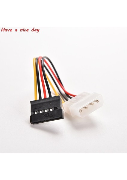 2 Adet/grup 4 Pin Ide Molex 15 Pin Seri Ata Sata HDD Sabit Disk Güç Adaptörü Kabloları (Yurt Dışından)