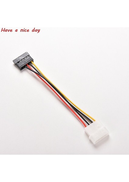 2 Adet/grup 4 Pin Ide Molex 15 Pin Seri Ata Sata HDD Sabit Disk Güç Adaptörü Kabloları (Yurt Dışından)