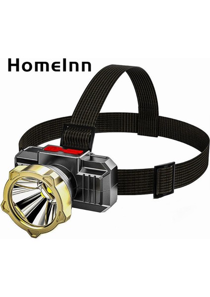 Homeınn Balıkçılık Işığı Şarj Edilebilir Ultra Parlak Acil Durum LED Far (Yurt Dışından)