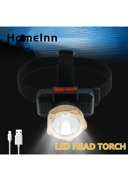 Homeınn Balıkçılık Işığı Şarj Edilebilir Ultra Parlak Acil Durum LED Far (Yurt Dışından) indirimleri