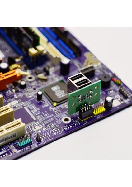 En Yeni Esloth Bilgisayar Konnektörleri Usb2.0 Ara Genişletme Kartı USB 9-Pin Dahili Nas Önyükleme Önemli U Disk ve Dongle'ı Gizle (Yurt Dışından)