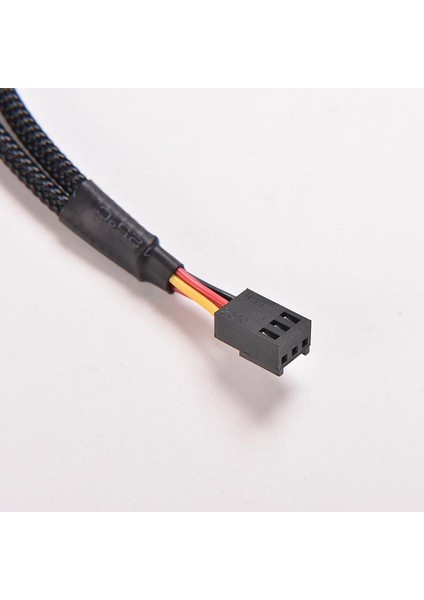 3pin Pc Bilgisayar Kasası Fan Bağlantı Tel Ayırıcı Dönüştürücü Dişi Y-Splitter Çift Erkek Anakart Güç Kablosu Adaptörü (Yurt Dışından) fırsatları
