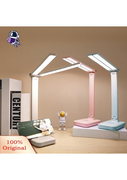 Grebest LED Masa Lambası Enerji Tasarruflu USB Şarjlı Dokunmatik Kontrol Çift Kafalı Masa Lambası (Yurt Dışından)