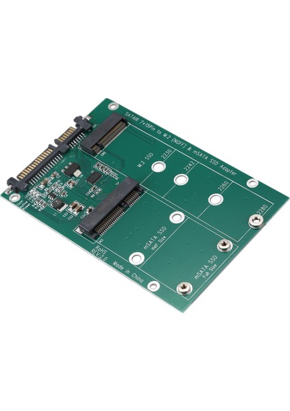 2'si 1 Arada Mini Pcı-E 2 Şeritli M.2 ve Msata Ssd'den Sata Iıı 7+15 Pin Adaptöre (Yurt Dışından) indirimleri