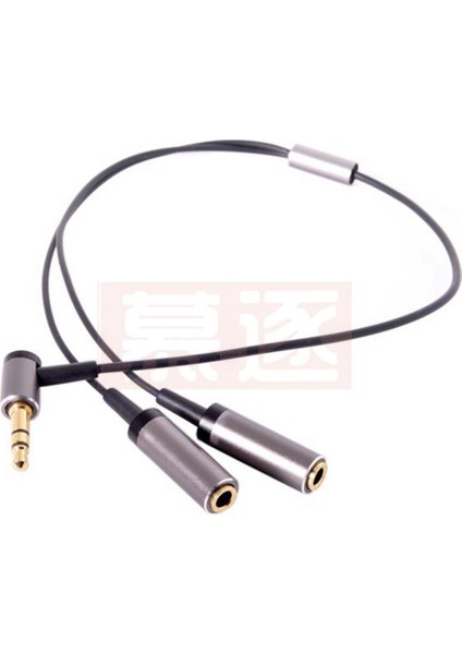 90 Derece Açılı 3.5mm Stereo Dirsek 1 Erkek 2 Kadın Kulaklık Ses Kablosu Ayırıcı, Çift Adaptör Ses Kulaklık Paylaşım Hattı (Yurt Dışından) modelleri