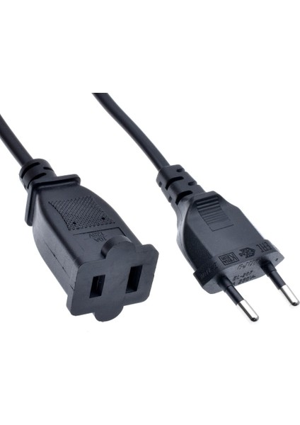 1 Adet Avrupa 2 Pin Erkek Fiş Abd Kadın Güç Adaptörü Kablosu, Ab Erkek Abd Nema 1-15R Güç Adaptör Kablosu (Yurt Dışından) modelleri