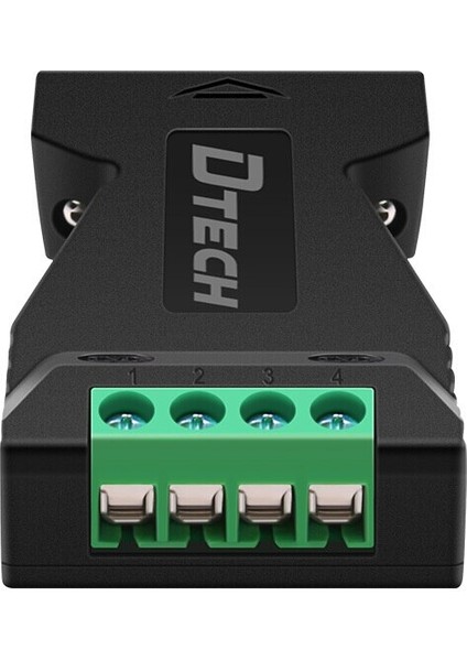 Yüksek Kaliteli Mini RS-232'DEN RS-485'E Pasif Ara Dönüştürücü 485 Dönüştürücü Db9'dan 3 Telli Terminal Adaptörüne 1,2 Km (Yurt Dışından)