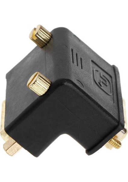 90 Derece Sağ Açılı DVI 24 + 5 D Dvı-D Dijital Çift Bağlantı Erkek Kadın Uzatma Adaptörü Hdtv LCD Monitör M17F (Yurt Dışından)