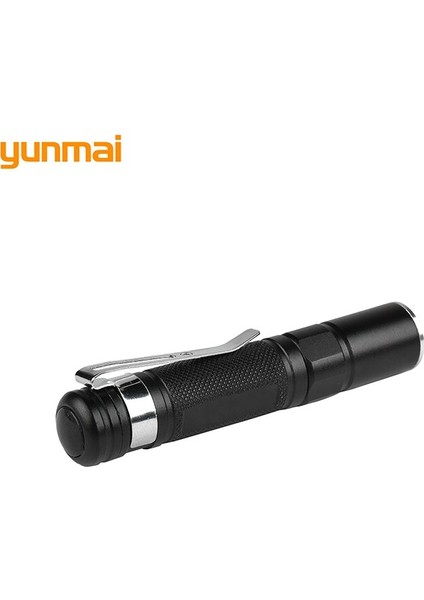 Mini LED El Feneri Zoom 7W Q5 2000LM Su Geçirmez Lanterna LED Zumlanabilir Torch Aaa Pil Avcılık Için Güçlü Led-Siyah (Yurt Dışından)