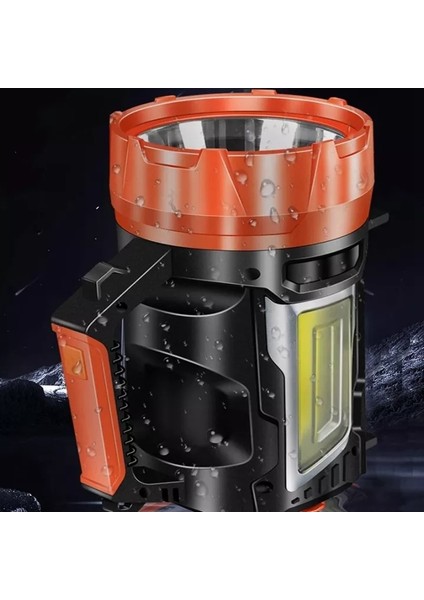 Warsun Çok Fonksiyonlu El Feneri Güçlü Işık El Feneri Uzun Menzilli Taşınabilir Projektör Enerji Üretimi El Feneri (Yurt Dışından) indirimleri