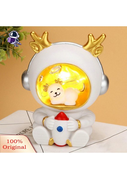 Grebest LED Gece Lambası Yaratıcı Şekil 2'si 1 Arada Astronot LED Gece Lambası Kumbara Hediye (Yurt Dışından) indirimleri