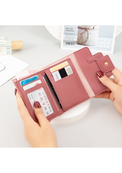 Cüzdan Kadın Kısa Bölüm 2022 Yeni Nokta Öğrenci Bozuk Para Cüzdanı Kore Küçük Kemer Bayanlar Cüzdan Kart Çantası (Yurt Dışından) modelleri