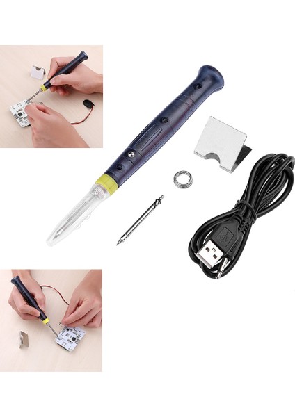 USB Elektrik Enerjili Havya Kalem 5 V 8 W Kaynak Taşınabilir El Aletleri Kiti Kaynak Ekipmanları Elektrikli Havya Sıcak (Yurt Dışından)