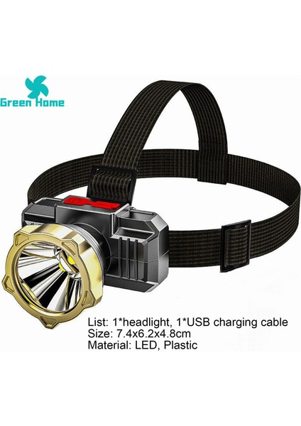 Yeşil Ev Baş Feneri Hava Koşullarına Dayanıklı Uzun Menzilli LED Çalışma Farı (Yurt Dışından) modelleri