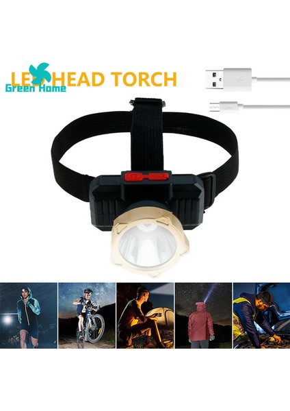 Yeşil Ev Baş Feneri Hava Koşullarına Dayanıklı Uzun Menzilli LED Çalışma Farı (Yurt Dışından) fırsatları