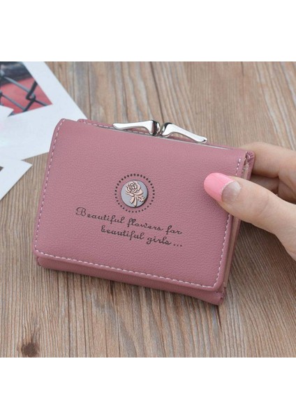 Kadın Bayan Cüzdan Çanta Mini Küçük Vintage Pu Kredi Kımlık Kartı Para Para Tutucu (Yurt Dışından)