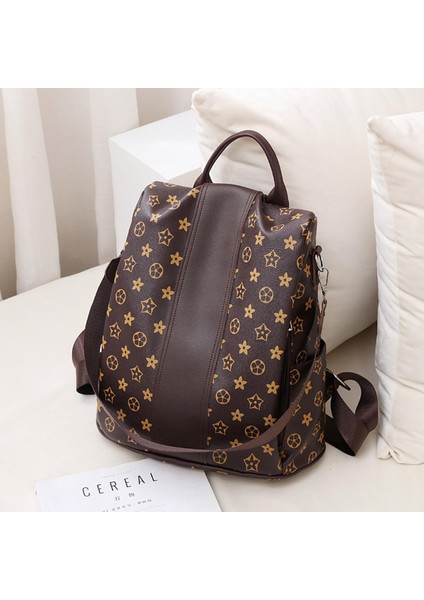 Çıkarılabilir Omuz Askılı Çiçekli Sırt Çantası 3 Yollu Omuz Çantası Sling (Yurt Dışından)