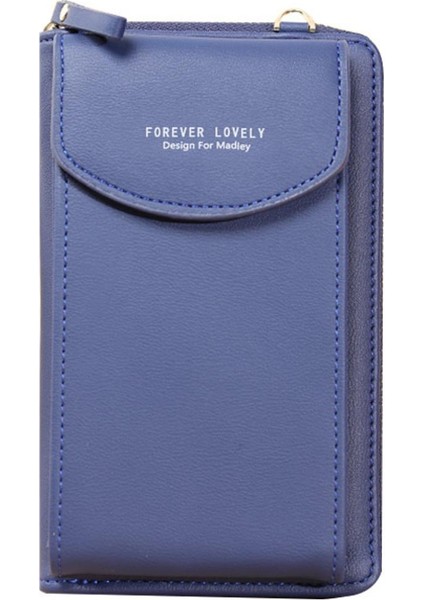 Kadın Cüzdan Çok Fonksiyonlu Cep Telefonu Omuzdan Askili Çanta Kadın Debriyaj Bayan Çanta Fermuar Para Cebi Kart Tutucu Kızlar Carteras (Yurt Dışından)