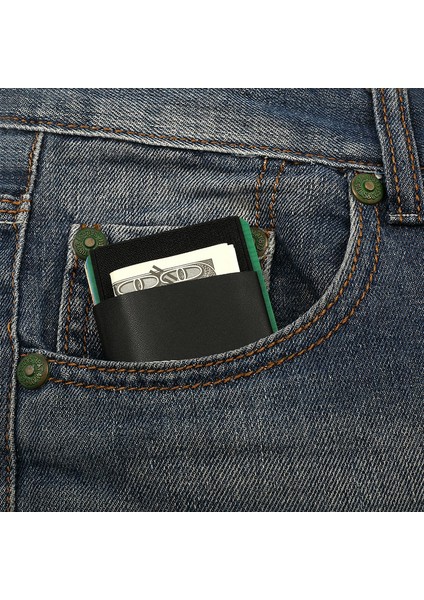 Minimalist Ince Cüzdan Airtag Kılıf ile Kredi Kımlık Kartı Tutucu Elastik Küçük Cüzdan Anahtar Çanta 10 Kart Sahipleri Erkek Kadın Mini Çanta (Yurt Dışından) indirimleri