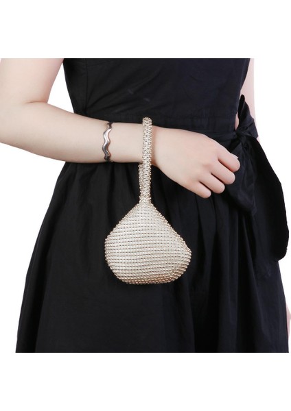 Taşınabilir Elmas Taklidi Bayan Cüzdanı Moda Kadın Metal Akşam El Çantası Zarif Tasarım Mini Düğün Çanta Çanta (Yurt Dışından) fiyatları