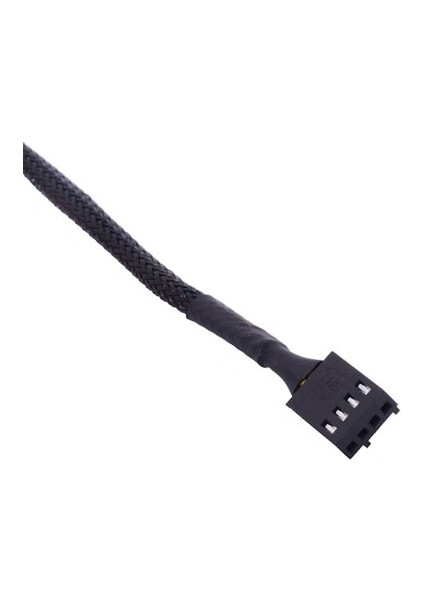 60CM Bilgisayar Soğutma Fanı Pwm Sıcaklık Kontrolü 4pin Uzatma Kablosu Naylon Örgü Şasi Fanı Uzatma Kablosu (Yurt Dışından)