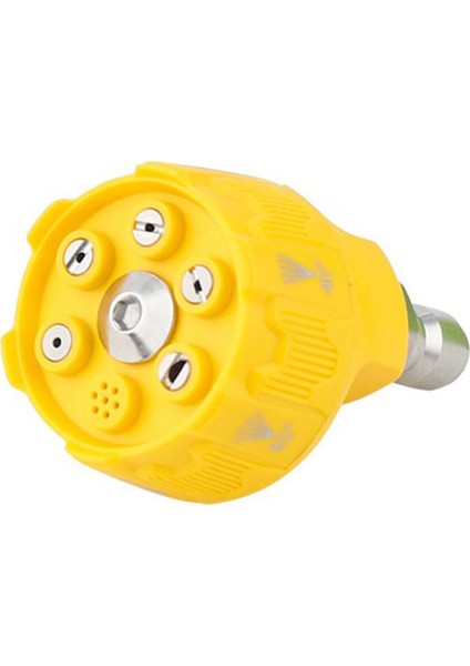 Basınçlı Yıkama Püskürtme Nozulu, 6'sı 1 Arada Hızlı Değiştirme, 1/4 Inç Hızlı Bağlantılı Yıkama Nozulu (Yurt Dışından)