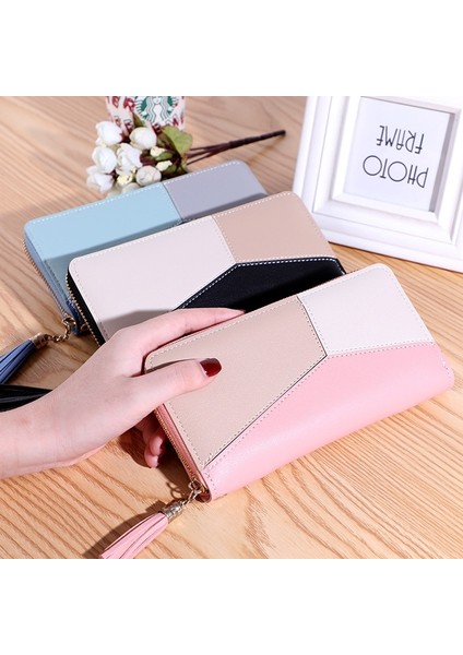 Moda Cüzdan Fermuar Bozuk Para Cüzdanı Bayan Uzun Kısa Çantalar Çanta Kadın Debriyaj Kart Tutucu Pu Deri Para Çantası Cüzdan Cüzdan (Yurt Dışından)