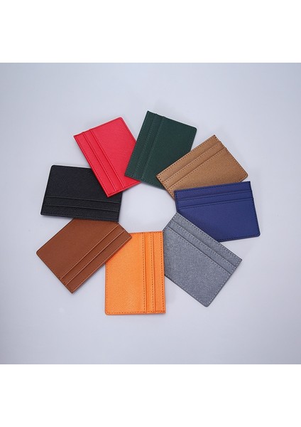 Ultra-Ince Kart Tutucu Mini Cüzdan Ehliyet Kapağı Moda Kadın Kertenkele Desen Çok Yuvalı Banka Kartı Paketi Bozuk Para Cüzdanı (Yurt Dışından)
