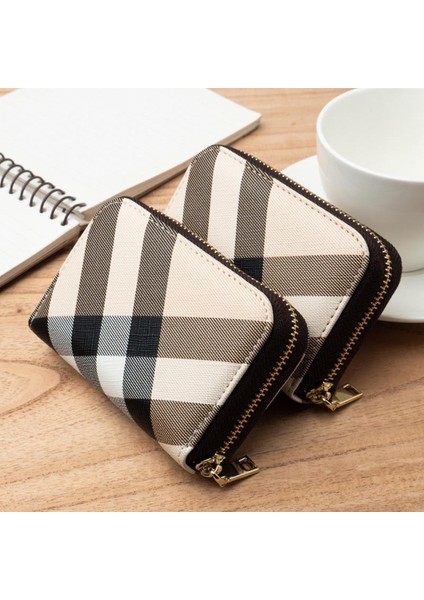 Kadın Lüks Çok Fonksiyonlu Günlük Cüzdan Çoklu Kart Yuvası Kart Tutucu Fermuar Çanta Debriyaj Pu Para Çantası Bozuk Para Çantaları Kart Sahibi (Yurt Dışından)