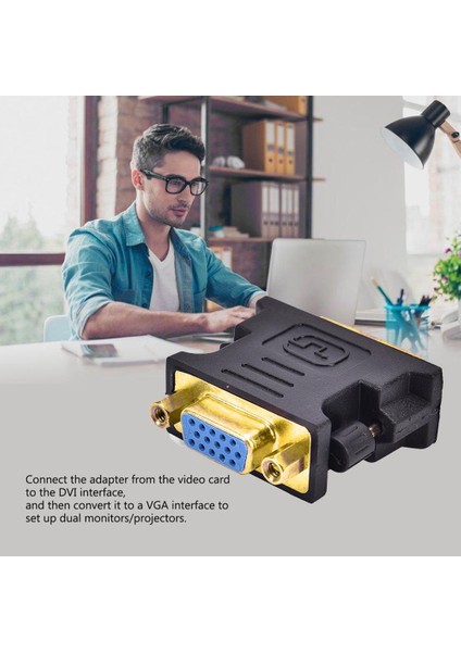 DVI VGA Adaptör Kablosu Erkek Kadın DVI 24 5 Pin Monitör Dizüstü Bilgisayar Adaptörü Pc Bilgisayar 1080 P VGA Dönüştürücü Hdtv U2P1 (Yurt Dışından)
