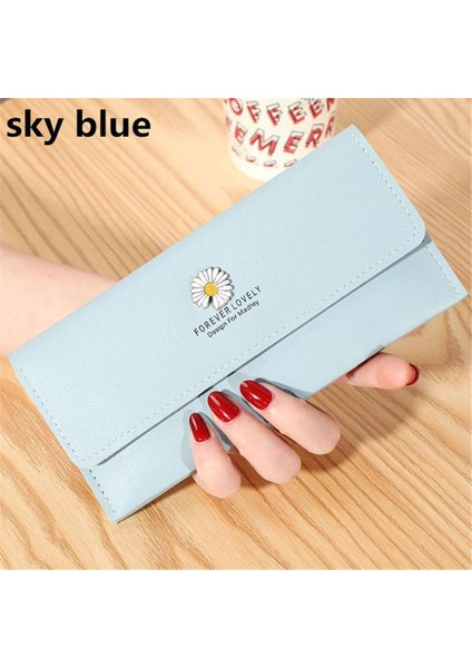 Xslıng Kadın Uzun Cüzdan Çantalar Küçük Papatya Cüzdan Bayanlar Kız Için Para Cebi Kart Tutucu Kadın Cüzdan Telefon El Çantası (Yurt Dışından)