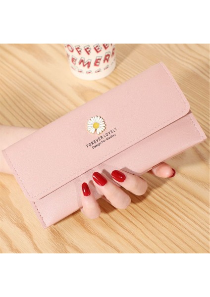 Xslıng Kadın Uzun Cüzdan Çantalar Küçük Papatya Cüzdan Bayanlar Kız Için Para Cebi Kart Tutucu Kadın Cüzdan Telefon El Çantası (Yurt Dışından) modelleri