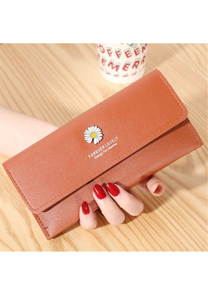 Xslıng Kadın Uzun Cüzdan Çantalar Küçük Papatya Cüzdan Bayanlar Kız Için Para Cebi Kart Tutucu Kadın Cüzdan Telefon El Çantası (Yurt Dışından) indirimleri