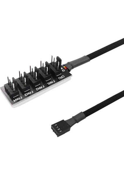 40 cm 1 Ila 5 4-Pin/3-Pin Molex Tx4 Pwm Fan Cpu Hub Splitter Pc Kasa Şasi Soğutucu Güç Uzatma Kablosu Adaptörü Denetleyici (Yurt Dışından)