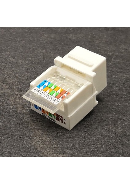 RJ45 Cat6 Utp Dişi Jack Konnektör Ağ Modülü Duvar Plakası Ücretsiz Aracı Ağ Ethernet Lan Kablosu Cat6 RJ45 Konektörü (Yurt Dışından)