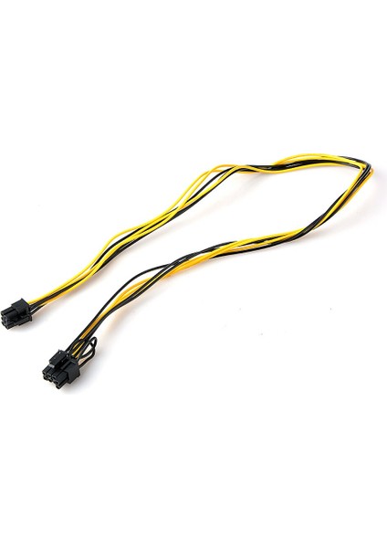 70 cm Pcı Express 6 Pin Erkek 8 Pin Erkek Güç Adaptörü Kablosu Grafik Ekran Kartı Için 6pin To 8pin Pcı-E Güç Kablosu (Yurt Dışından)