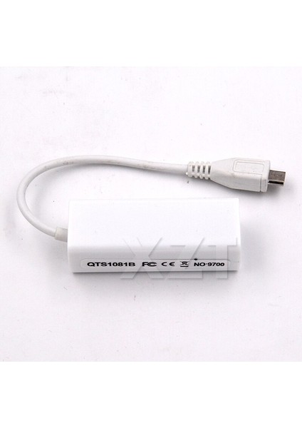 At Mikro USB 2.0 5 Pin Ethernet 10/100 M RJ45 Ağ Lan Kablosu Adaptör Kartı Mikro Usb'den Lan Kartına Konektörü Tablet Için (Yurt Dışından)