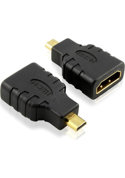 1 Adet HDMI Dişi Mikro HDMI Tip D Erkek Adaptör F/m Dönüştürücü Konektörü Hd Tv Kamera (Yurt Dışından)
