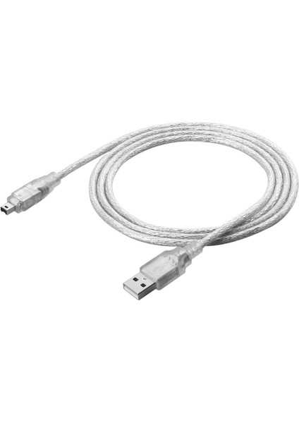 1.2 M USB 2.0 Erkek Firewire Ieee 1394 4 Pin Erkek Ilink Adaptör Kablosu Erkek - Erkek Kablo Işık Beyaz Esnek Kablo (Yurt Dışından) fiyatları