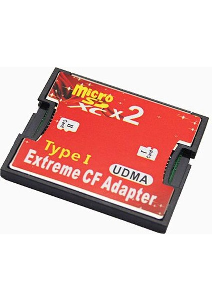 Mikro Sd X2 - Cf Kart Kılıfı, Çift Tf - Cf Kart Kılıfı Desteği Sdxc 2 Tb Yüksek Hızlı Adaptör Kartı (Yurt Dışından)