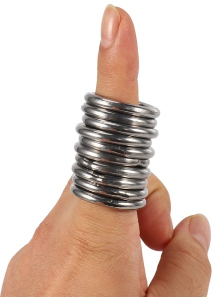 Srıwen M4 x 30MM Paslanmaz Çelik Çemberleme Kaynaklı Yuvarlak O Halkalar 20 Adet (Yurt Dışından)