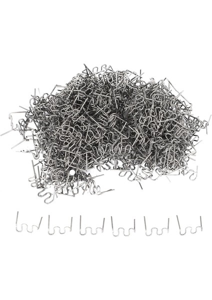 FS-1000 Adet Sıcak Zımba Plastik Tamir Için Zımbalar Dalga Zımba Tampon Iş Onarımları 0.8mm S Dalga Zımbalar (Yurt Dışından)