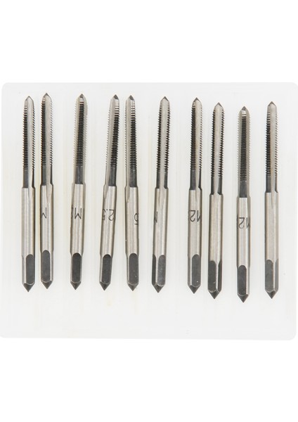 10 Adet M2.5 Konik Fiş Musluk Seti Metal Işleme Için Düz Şaft Karbon Çelik (Yurt Dışından) indirimleri