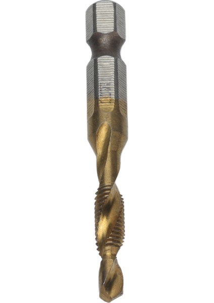 Hex Shank Tap Matkap Uçları Titanyum Kaplamalı Metrik Vida Ucu M3/M4/M5/M6/M8/M10 (Yurt Dışından)