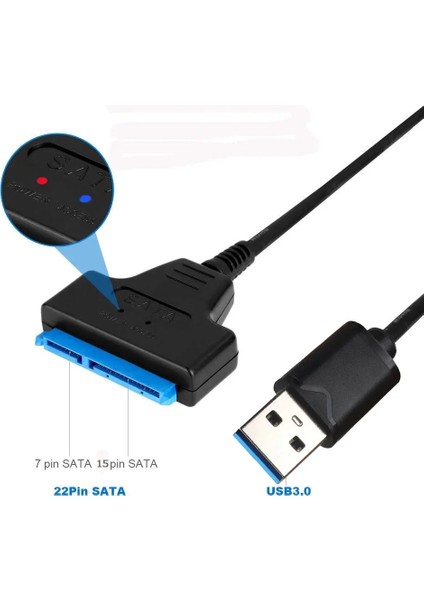 Ngelon USB 3.0 Sata Iıı Kablo Sata USB Adaptörü USB C HDMI VGA USB C Desteği 2.5 Inç Harici SSD HDD Sabit Disk (Yurt Dışından)