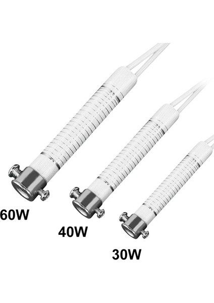 30/40/60W Elektrikli Havya Isıtma Çekirdek Yedek Çekirdek Ayarlanabilir Sıcaklık Harici Isıtma Elemanı Kaynak Lehim Aracı (Yurt Dışından)