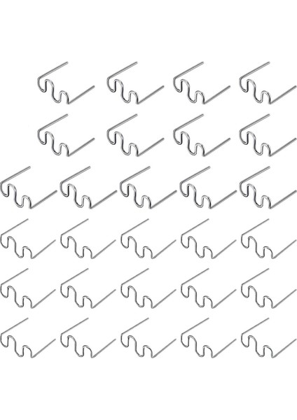 NANLIY-1000 Adet Sıcak Zımba Plastik Tamir Zımba Zımba Dalga Zımba Tampon Çalışma Onarım 0.8 0.6mm S Dalga Zımba (Yurt Dışından)