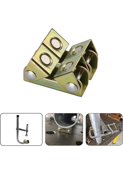 Ncanruı 8 Adet V Tipi Manyetik Kaynak Kelepçeleri Tutucu Askı Fikstürü Ayarlanabilir Pedler Kiti (Yurt Dışından) modelleri