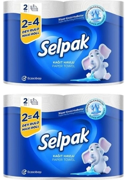 Kağıt Havlu 4 Dev Rulo