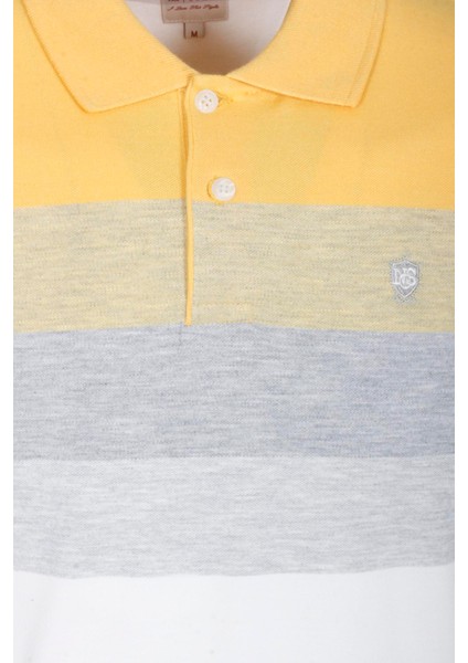 Erkek Polo Yaka Tişört Hardal Slim Fit Ribanalı Kol Pamuklu Desenli Pamuk T-Shirt Ncs Jeans 1249 fırsatları